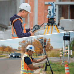 topographie gnss et station totale avec spectra origin