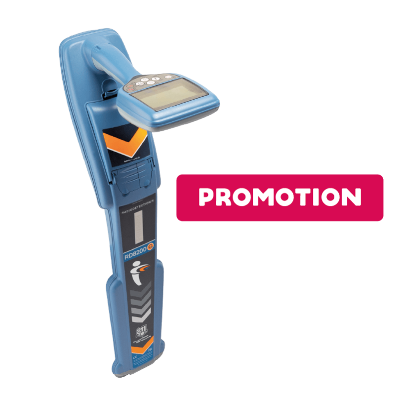 Détecteur de réseaux enterrés RD8200 en promotion
