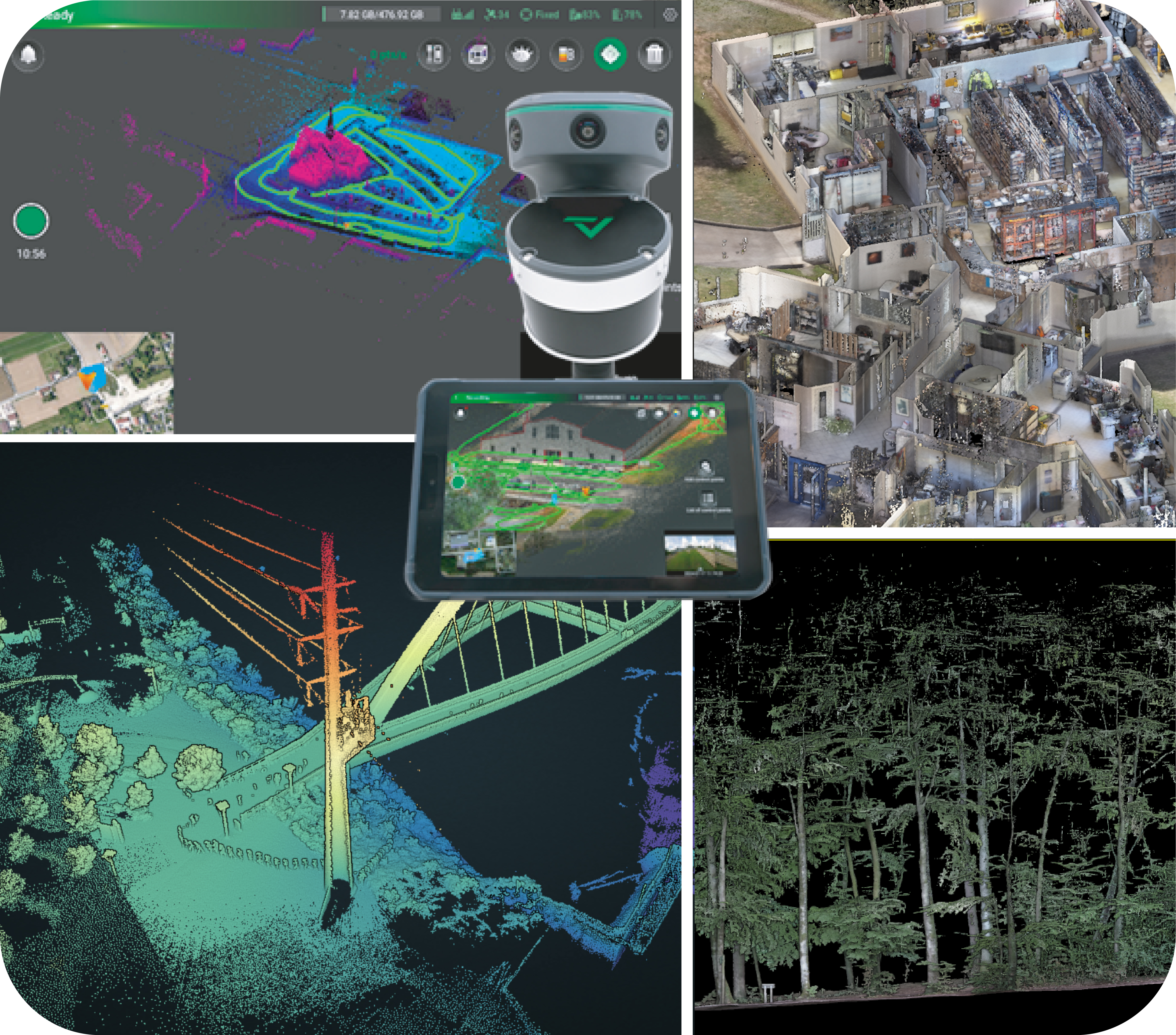 Scanners TrueView GO_logiciels_terrain et bureau
