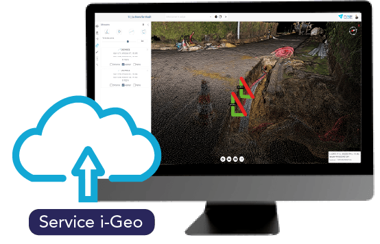 i-Tranchée_hébergement et Partage dans i-Géo