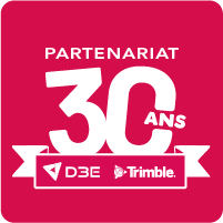 D3E revendeur Trimble depuis 30 ans