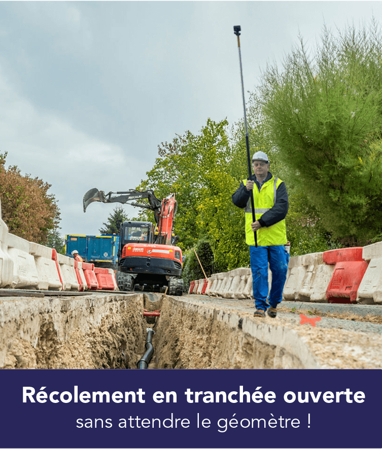 i-tranchée_recolement tranchée ouverte