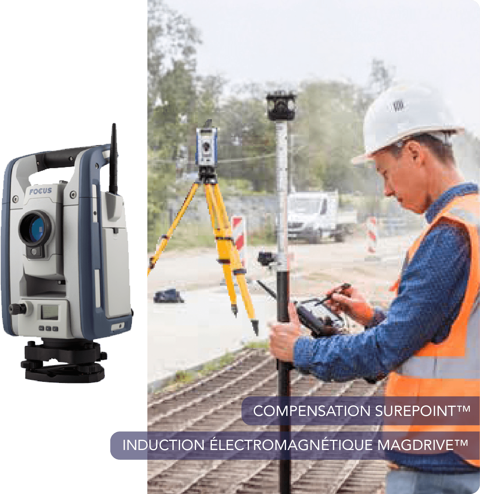 station totale robotisée spectra focus 50 haute technologie